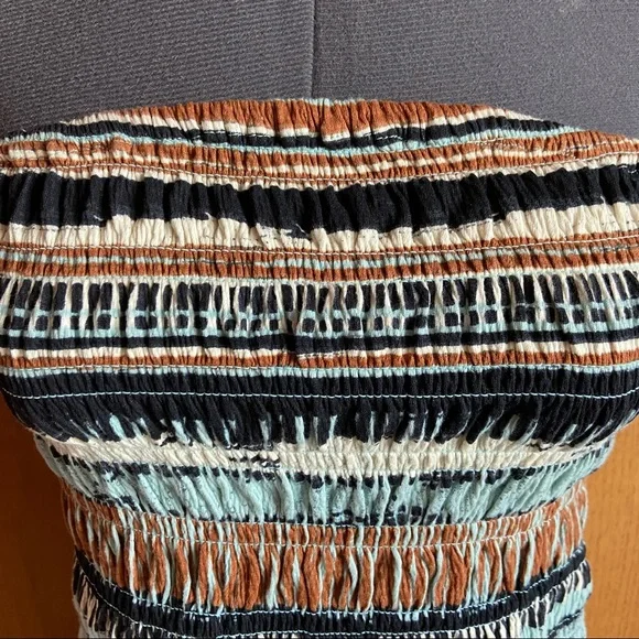 NWT Anthropologie Porridge Smocked Peplum Tube Top - Picture 3 of 10